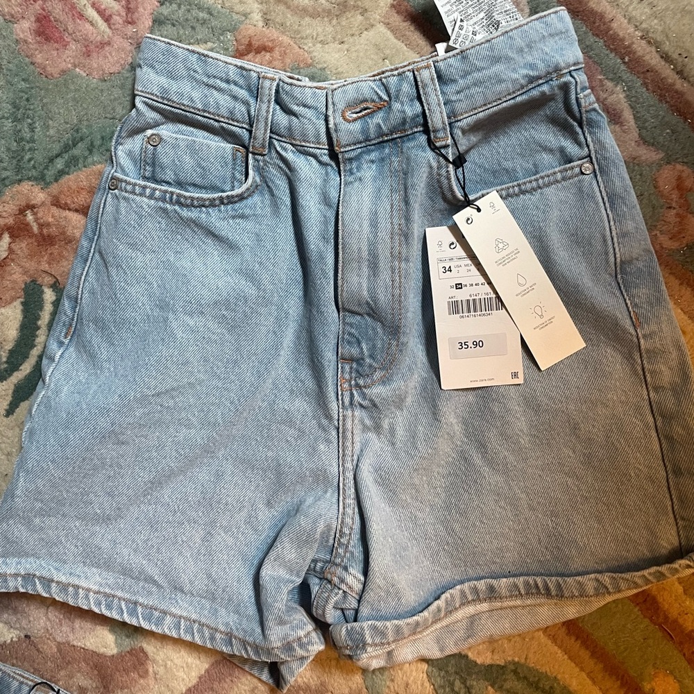 NWT Zara Jean Shorts